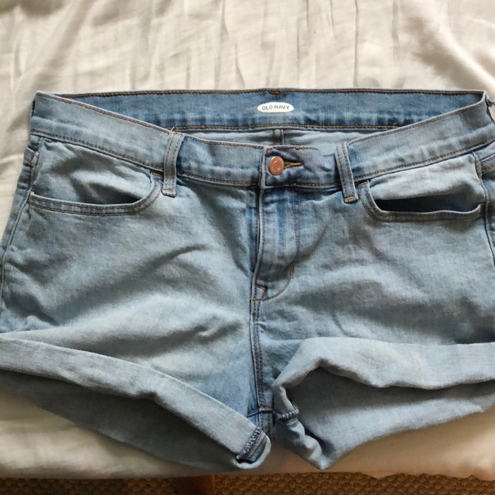 Boyfriend jean shorts